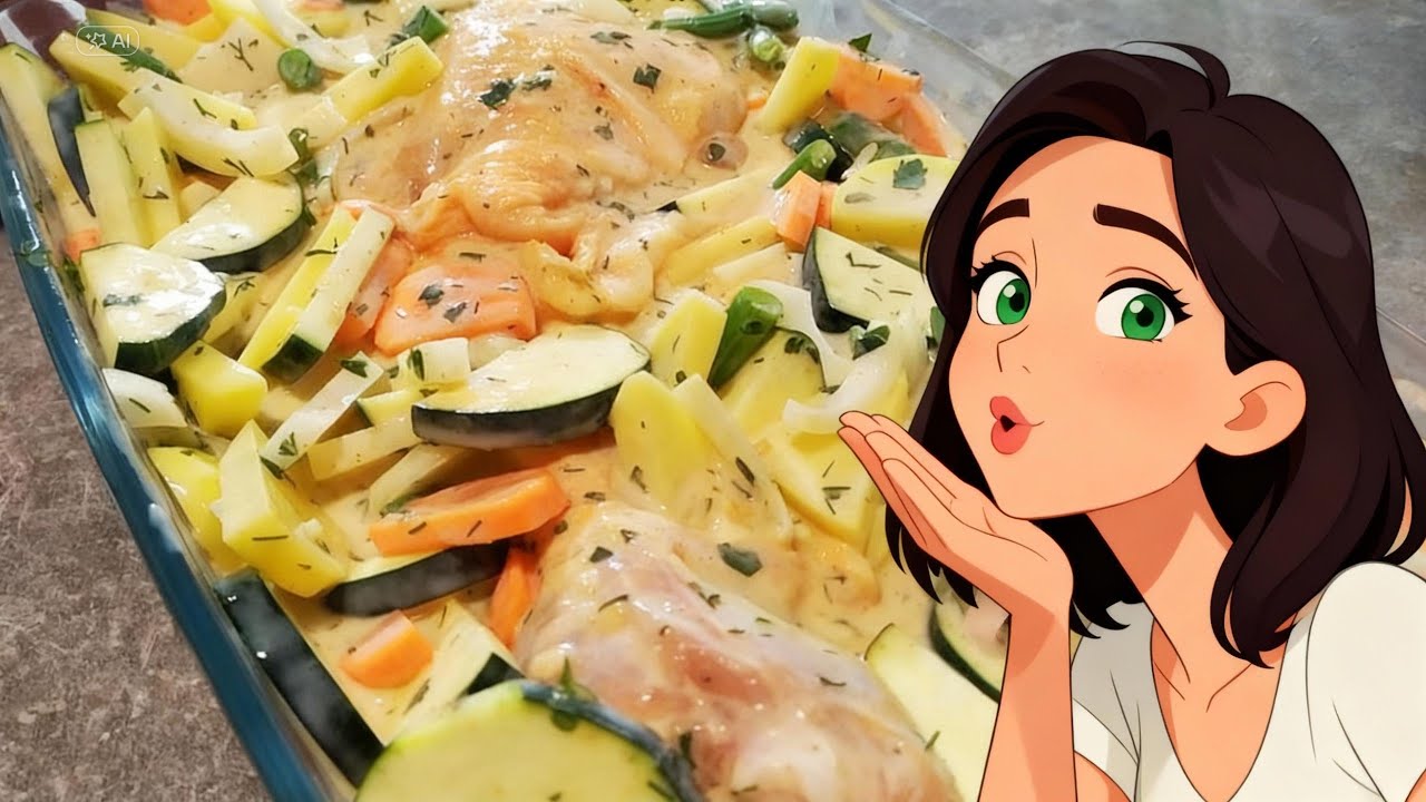 Лекарство для моего кишечника! Диетический И ВКУСНЫЙ ужин! #рецепт #food #еда #rezept #1008Рецептів