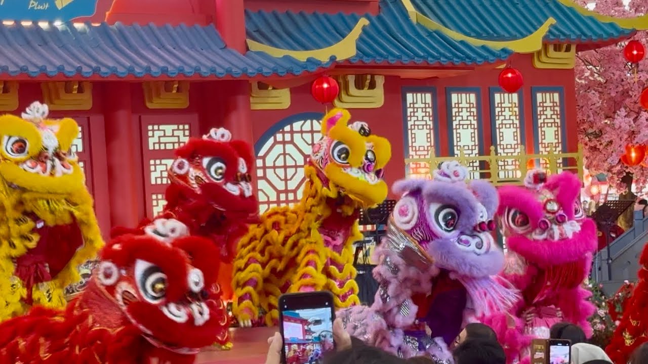 Barongsai warna warni