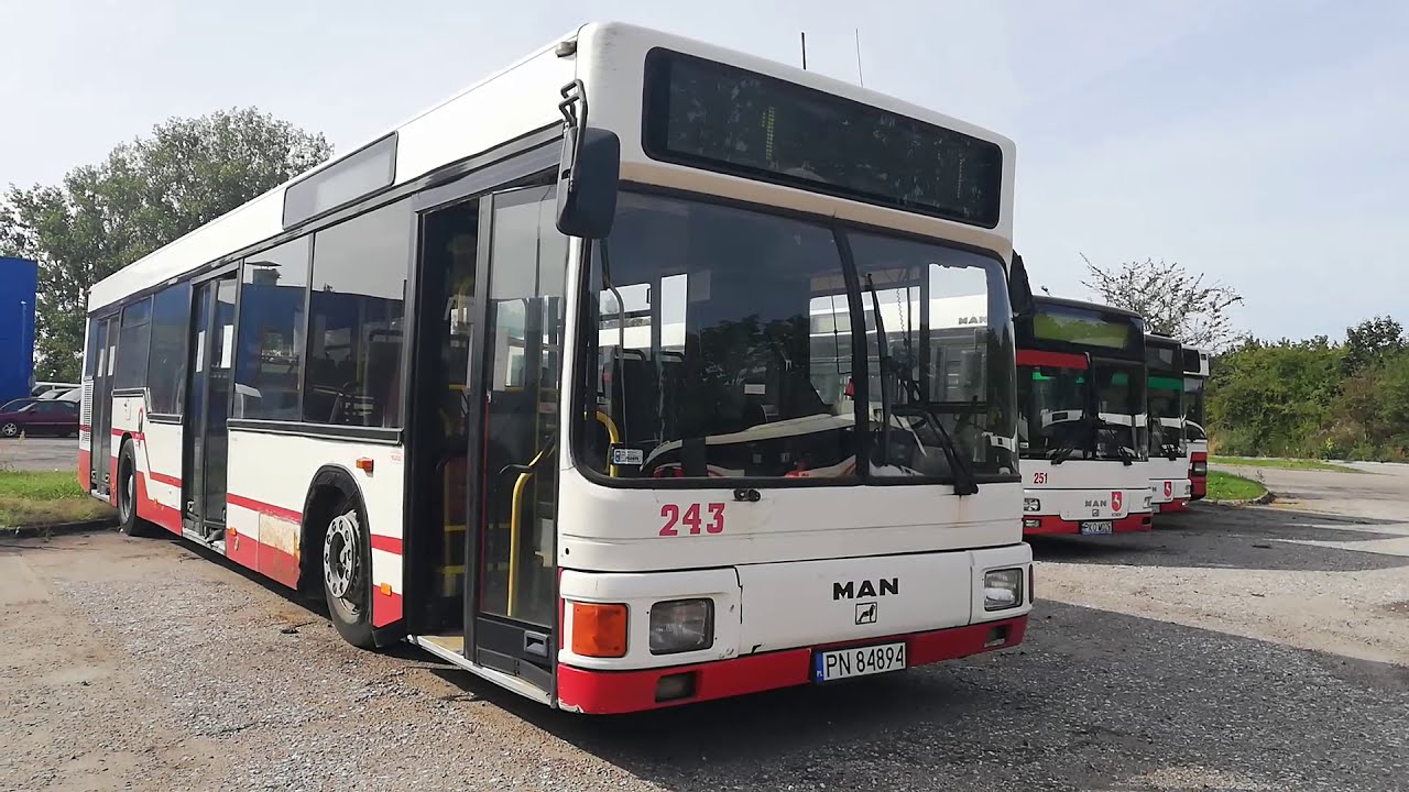 MZK Konin - ( Prezentacja ) [*] MAN NL222 #243 [*] ( Dzień Otwarty na Zajezdni MZK 2020r )