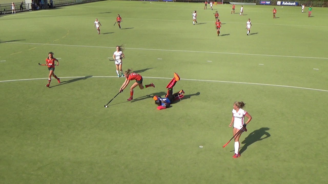 samenvatting hockey voorcompetitie Warande Mb1  Oranje Rood Mb1