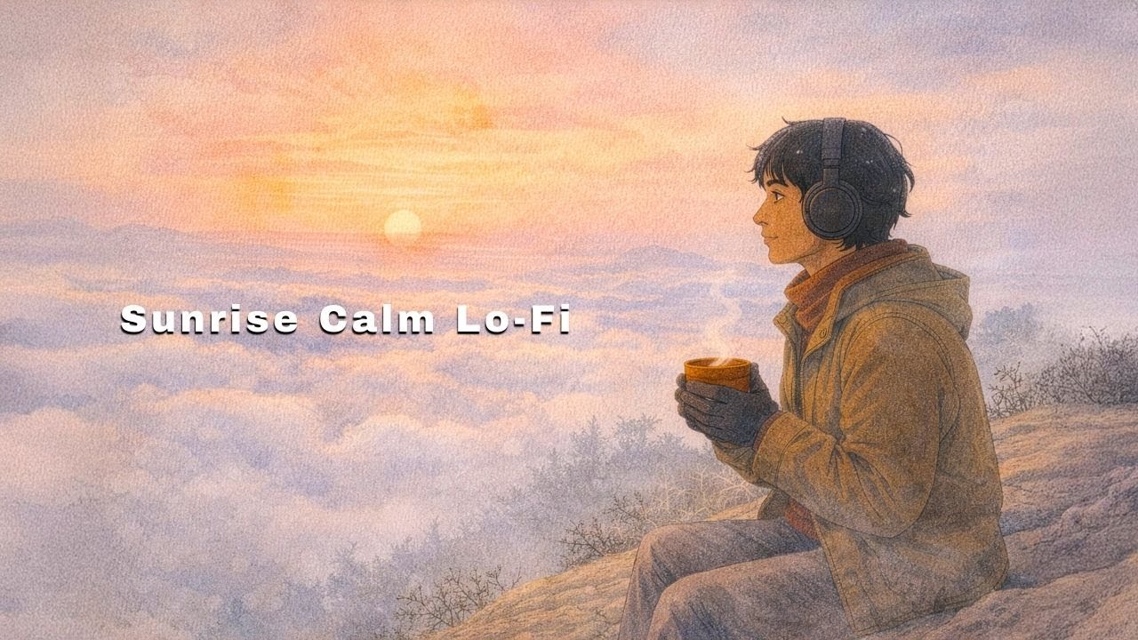 Gentle morning lofi | above the clouds at sunrise with chai