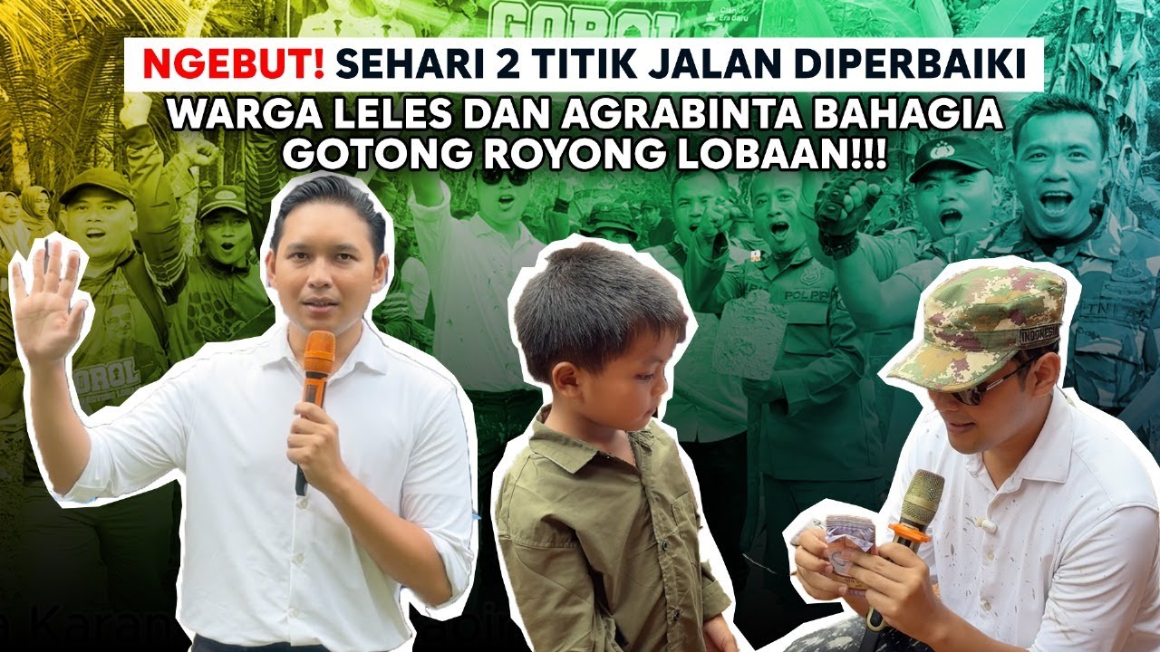 NGEBUT! SEHARI 2 TITIK JALAN DIPERBAIKI WARGA LELES DAN AGRABINTA BAHAGIA | GOTONG ROYONG LOBAAN!!!