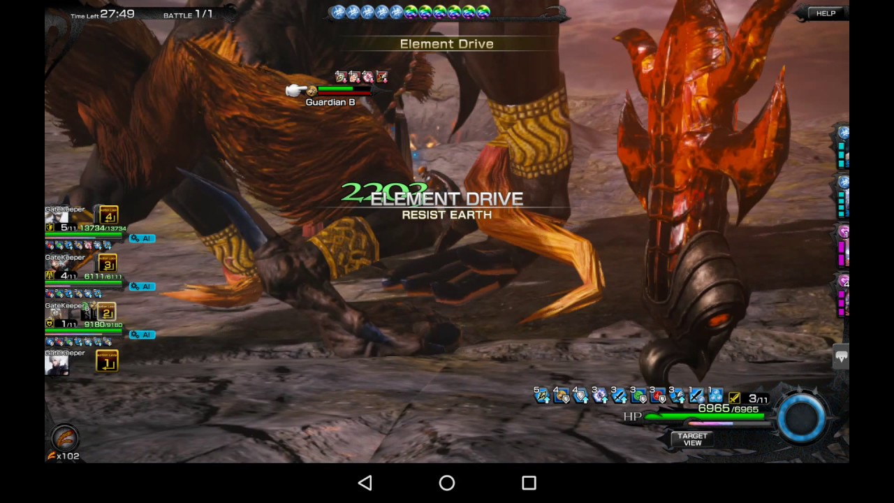 Mobius FF 3 Star Ifrit Solo