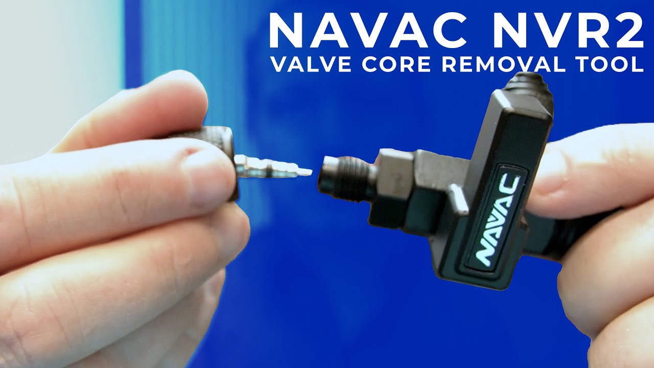NAVAC NVR2 Valve Core Removal Tool Unbox - Two Sizes in One Tool!