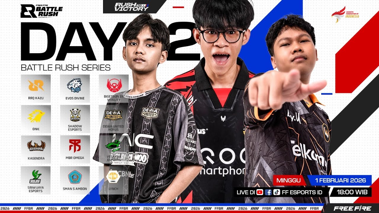 [NOBAR] Free Fire Battle Rush Series - Day 2