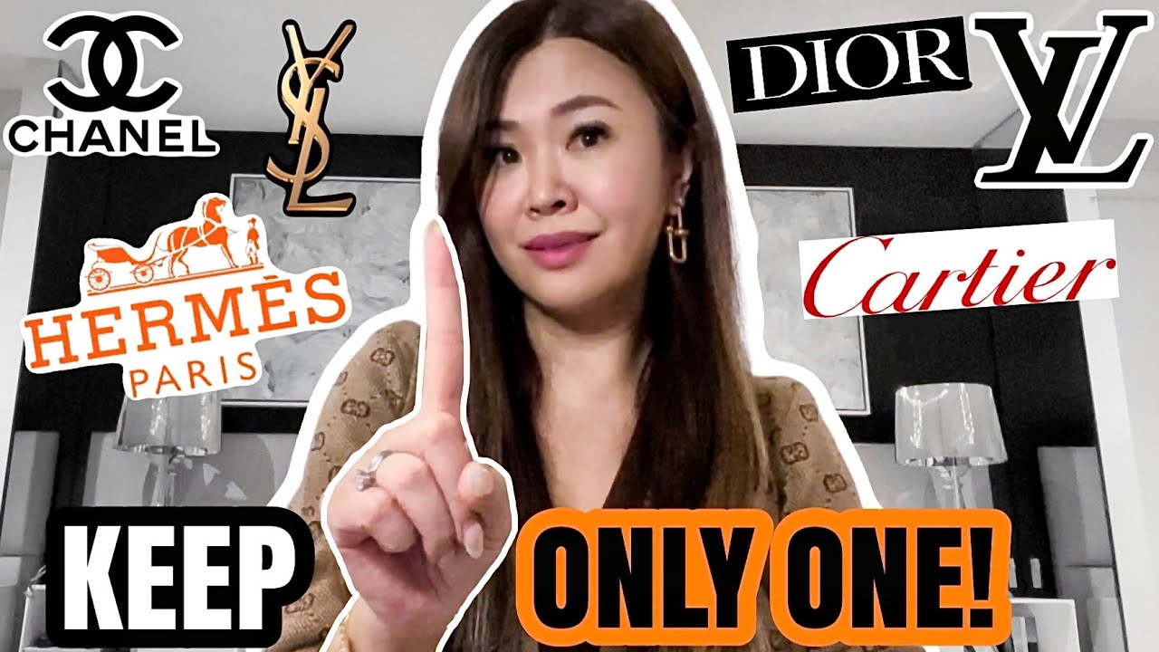 Keep ONLY ONE ☝️Item From Each Luxury Brand! 18 BRANDS ft Hermes, LV, Chanel, Cartier, Dior  🏷