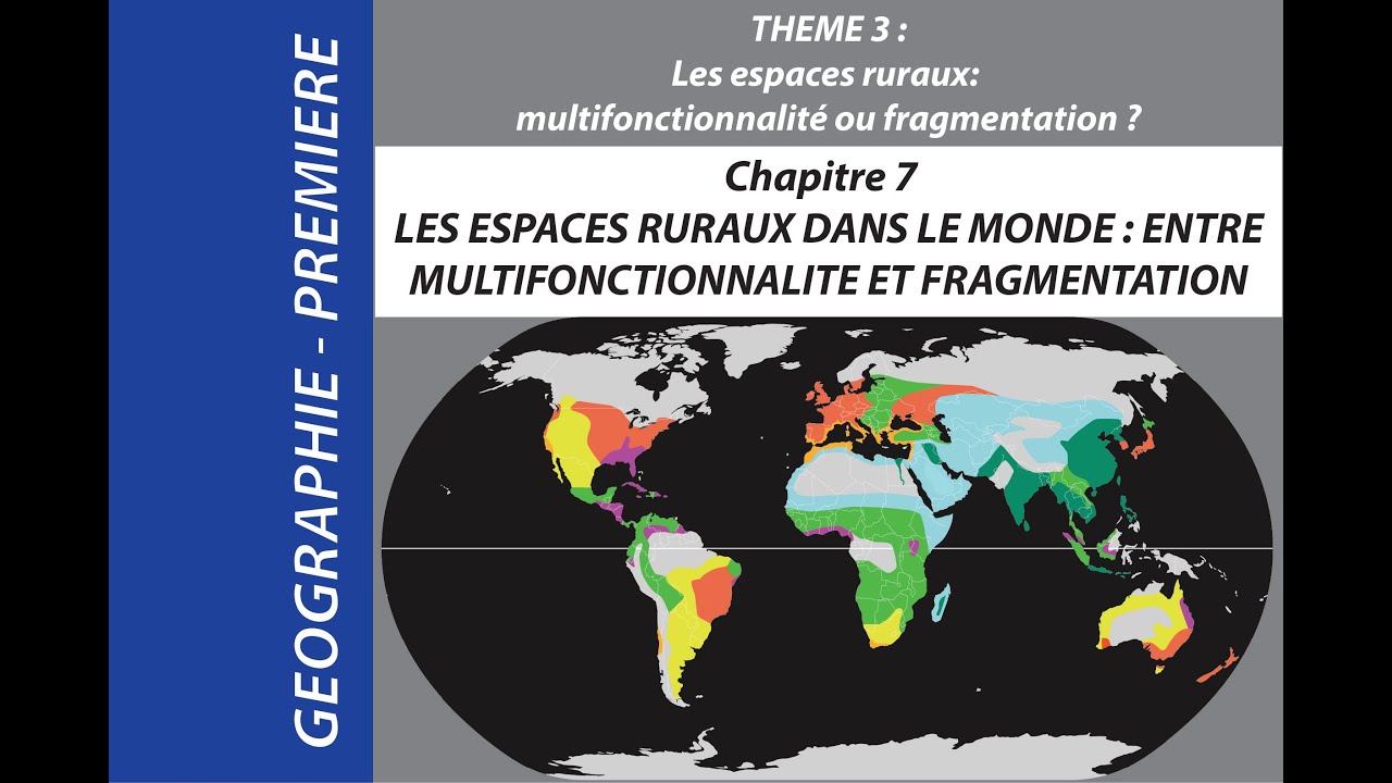 Les espaces ruraux dans le monde entre multifonctionnalité et fragmentation (géographie - première)