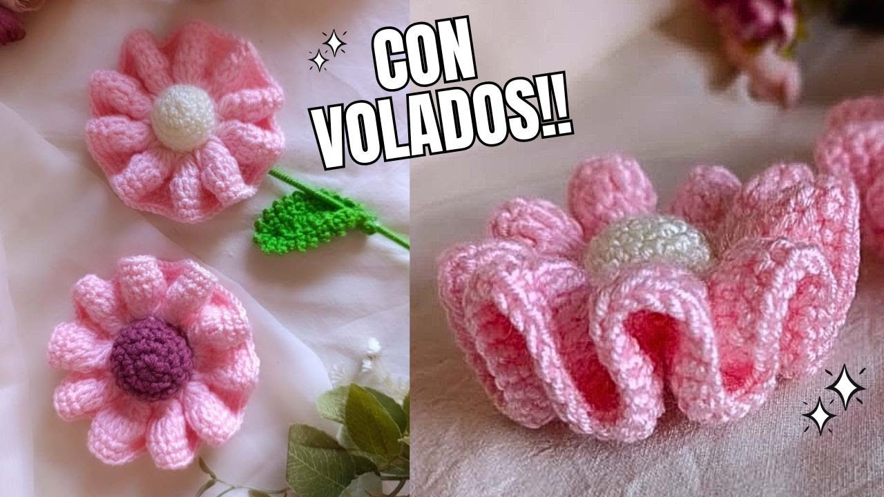 UNA FLOR MUY PECULIAR😮🌸 MIRA QUE FACIL Y HERMOSA !