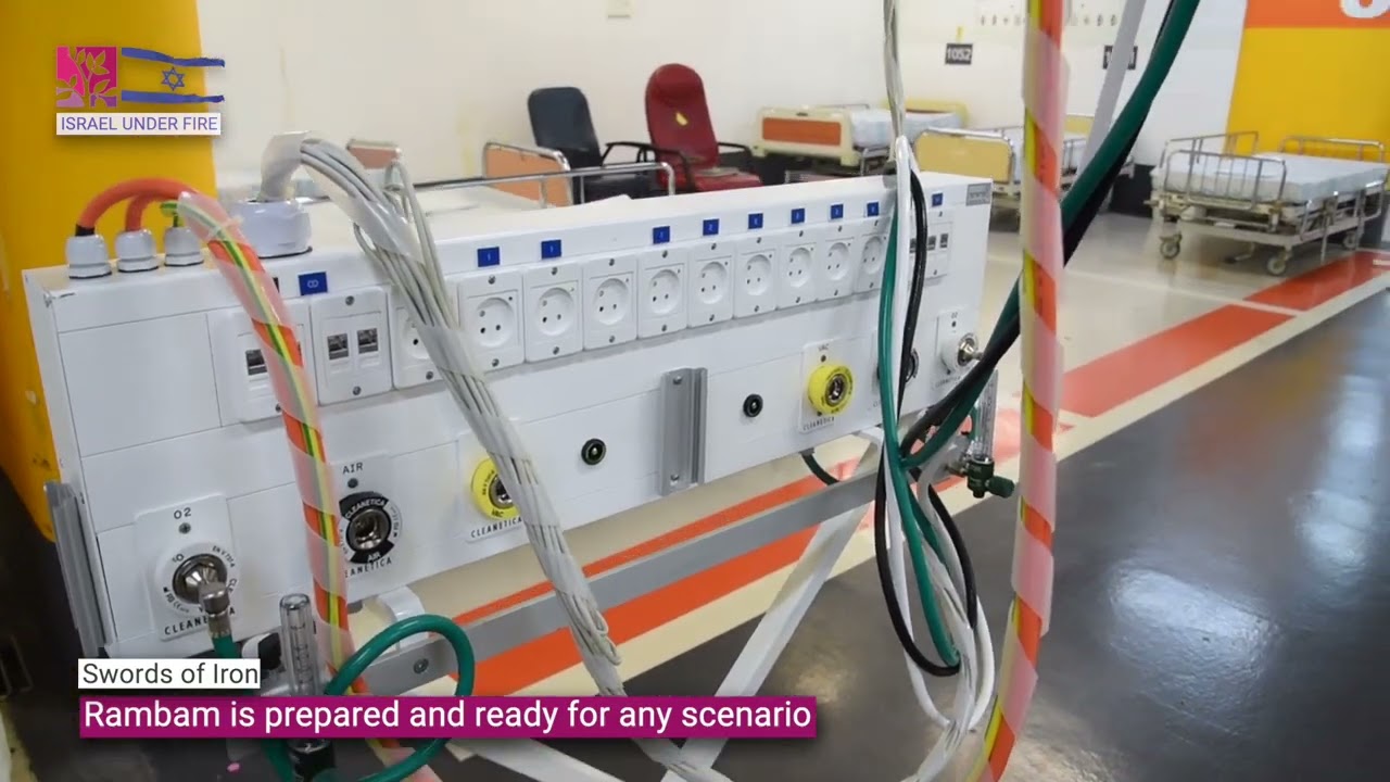 Nobel laureate Prof. Aaron Ciechanover tours Sammy Ofer Fortified Underground Emergency Hospital