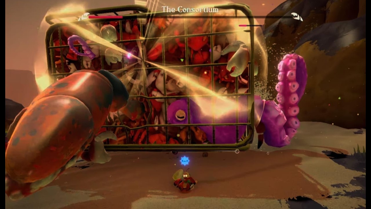 Facing a Horrifying Amalgamation | The Consortium Boss Fight | Another Crab's Treasure