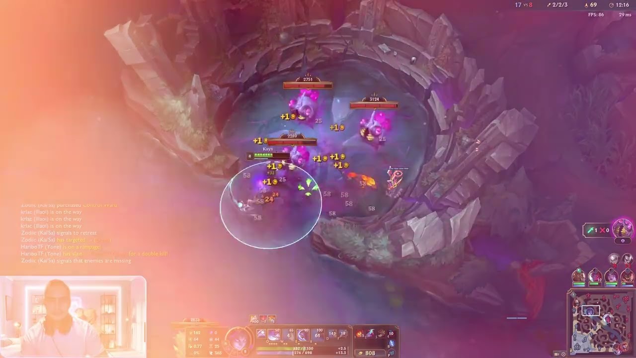 ​THE SHADOW REAPER DOMINATION! Kayn Jungle Gameplay (4 Minutes of Action)