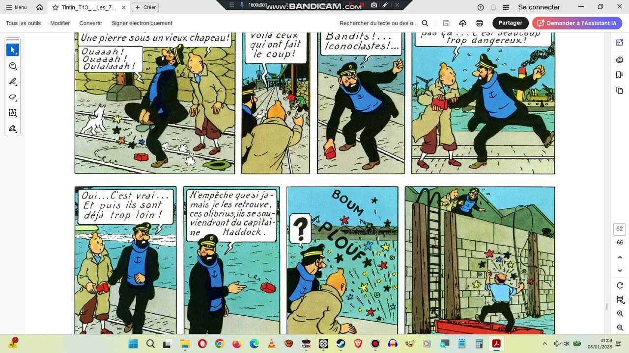 Tintin Les 7 boules de cristal 06