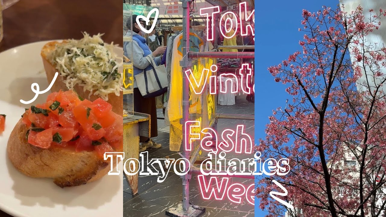 JAPAN TRAVEL DIARIES | ep. 43 Tokyo Vintage Fashion Week 🌸 one day in Shinjuku 