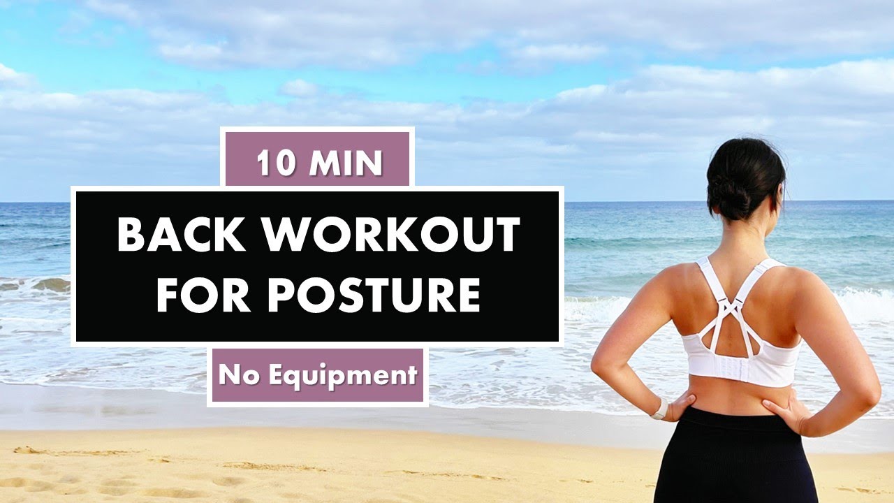 10 min Back Workout for Posture | Fix Your Back from Sitting Too Much