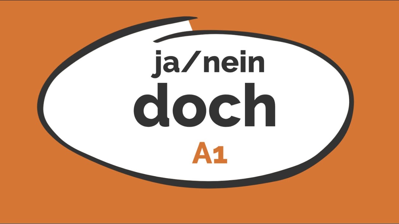 Deutsch lernen | ja | nein | doch | A1 | Grammatik | learn German | How to use 