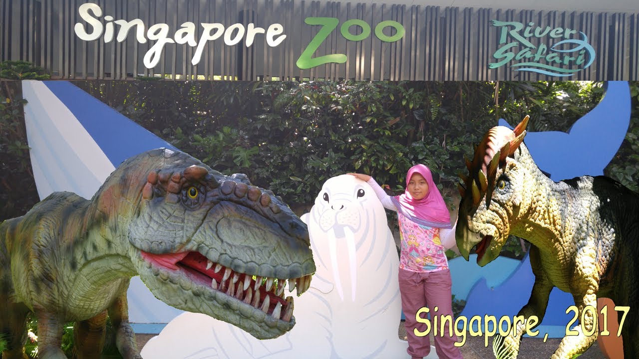Trip to Singapore Zoo and Zoorassic Park Awesome, Kebun Binatang Terbesar Singapura ada Dinasaurus