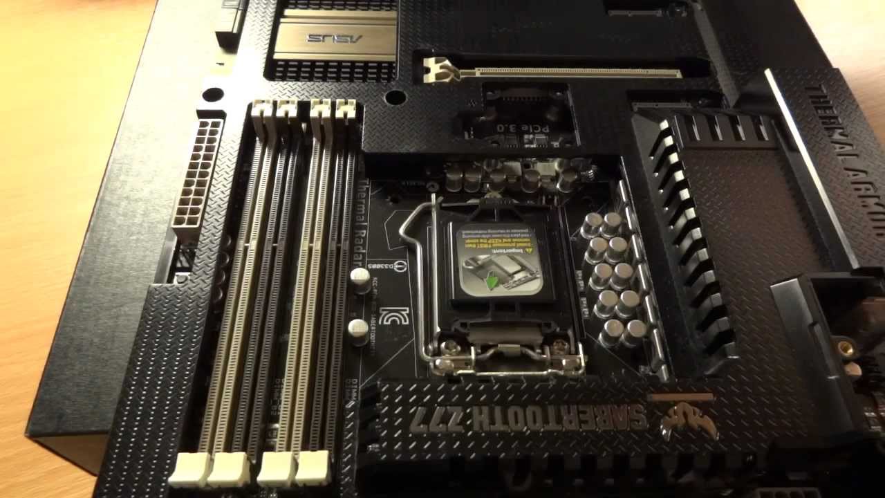 A REJECTED RMA Asus Sabertooth Z77 motherboard - By TotallydubbedHD