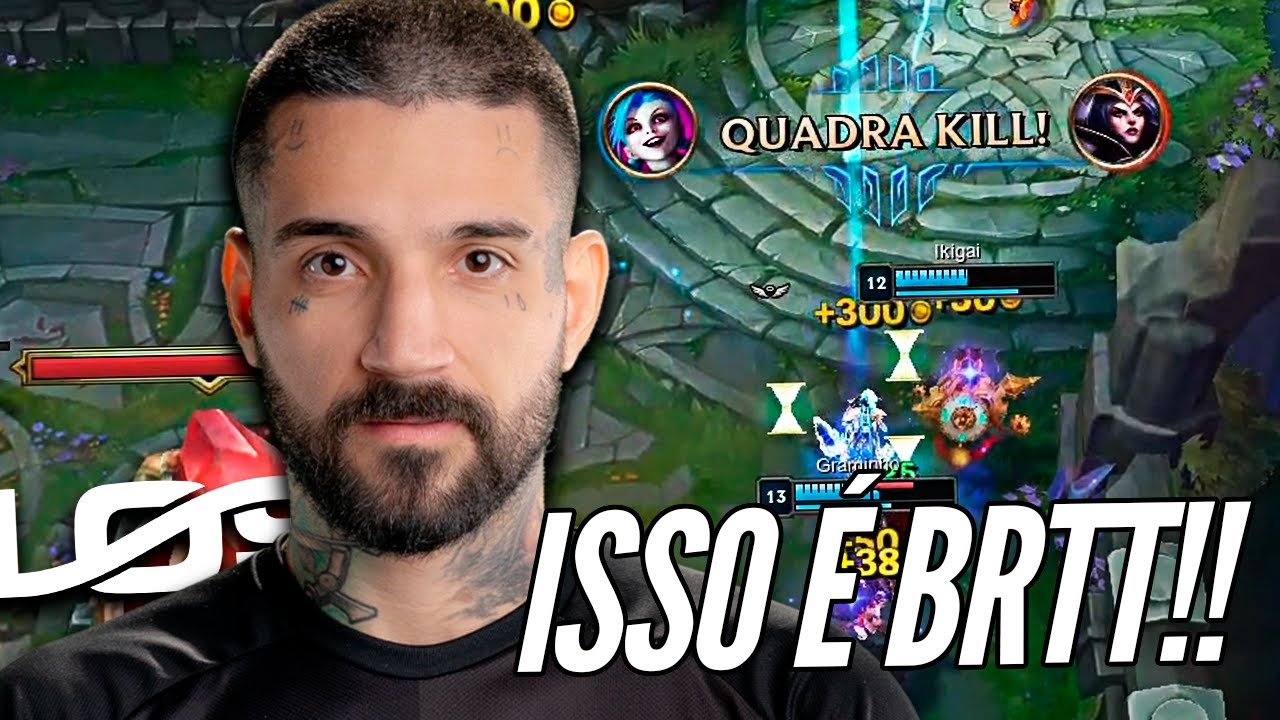 ISSO É CARREGAR UM JOGO DE ADC, JINX ON FIRE DO BRTT