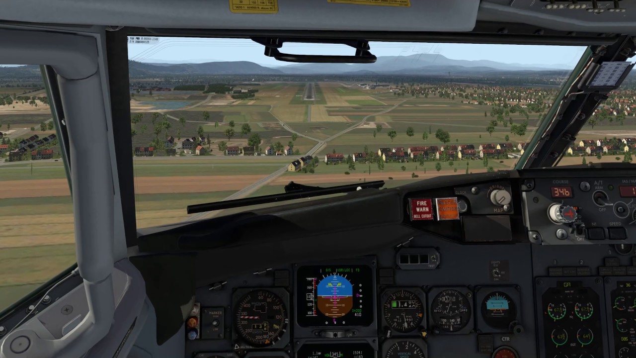 X-Plane 11 | Landing at LOWG (Graz Thalerhof) | IXEG 737-300