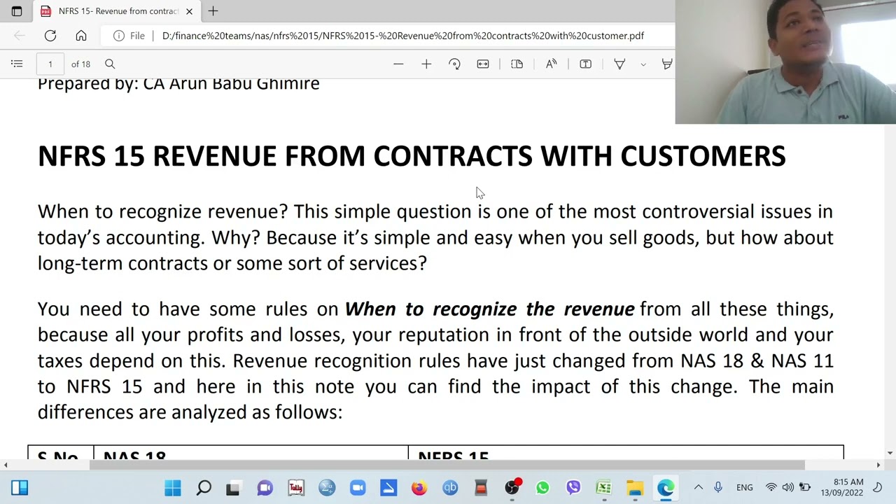 Lec 49 NFRS 15 Revenue from contract with customers