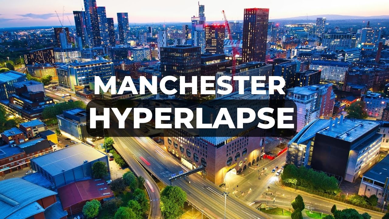 Manchester in Motion. Hyperlapse/Timelapse Video.