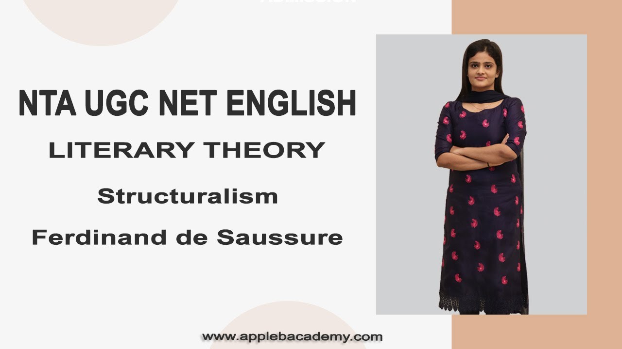 NTA UGC NET ENGLISH ONLINE COACHING | LITERARY THEORY | STRUCTURALISM | FERDINAND DE SAUSSURE