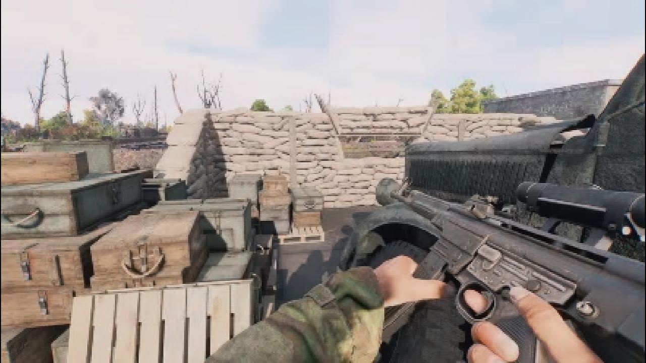 Enlisted: German infantry with Sniper StG 44 assault rifle in Berlin