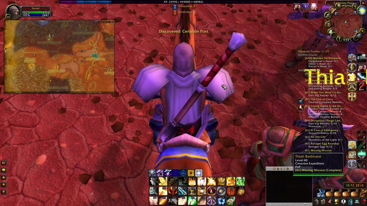 World of Warcraft TBC Classic - Honor Hold to Shattrath City