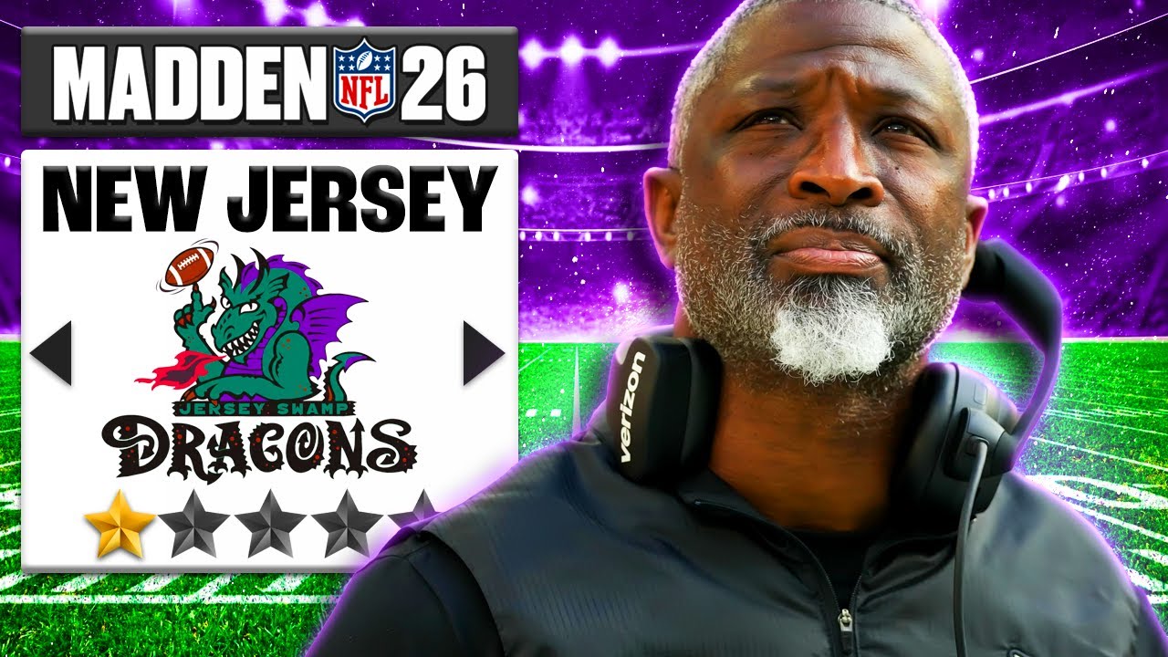 Madden 26 New Jersey Swamp Dragons Relocation Franchise