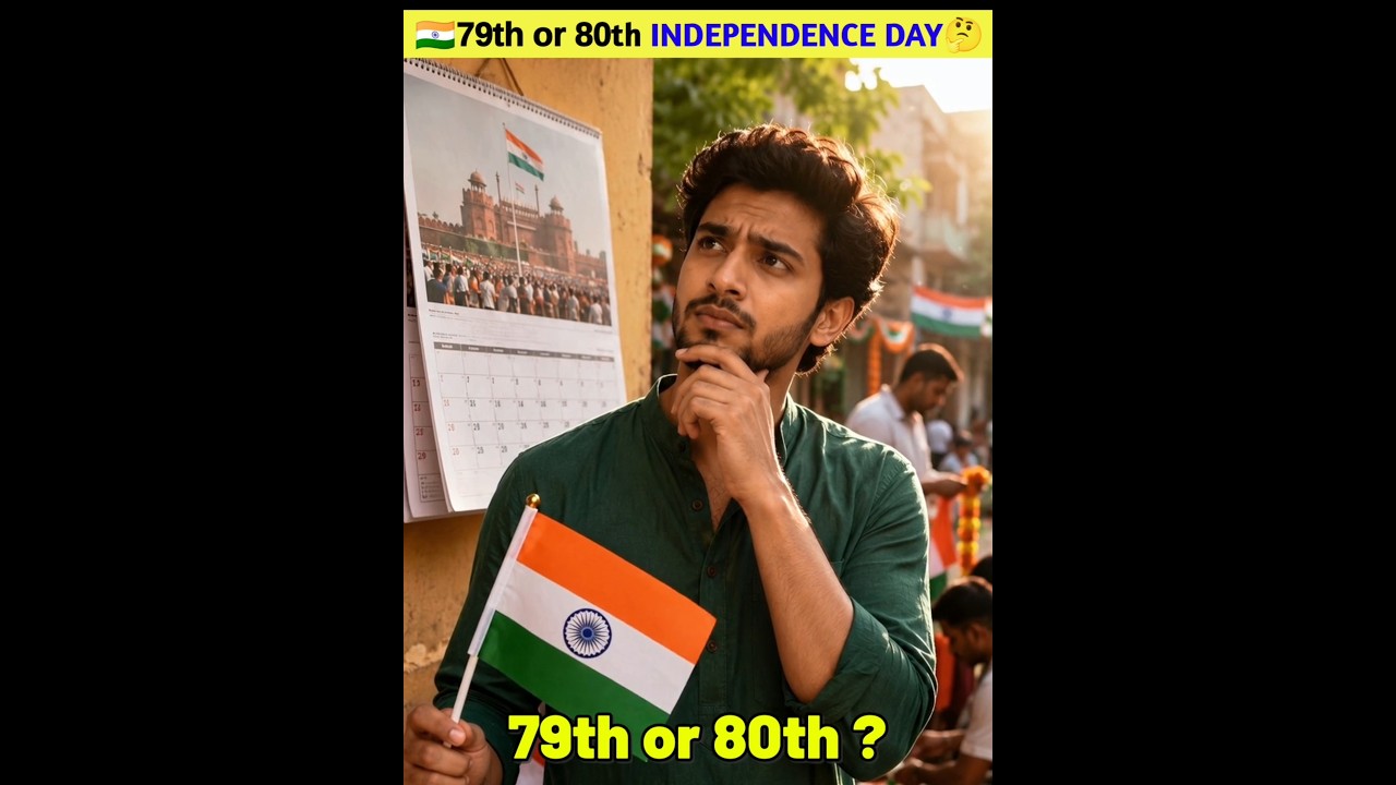 🇮🇳79th Or 80th Independence Day🤔#shorts #viral