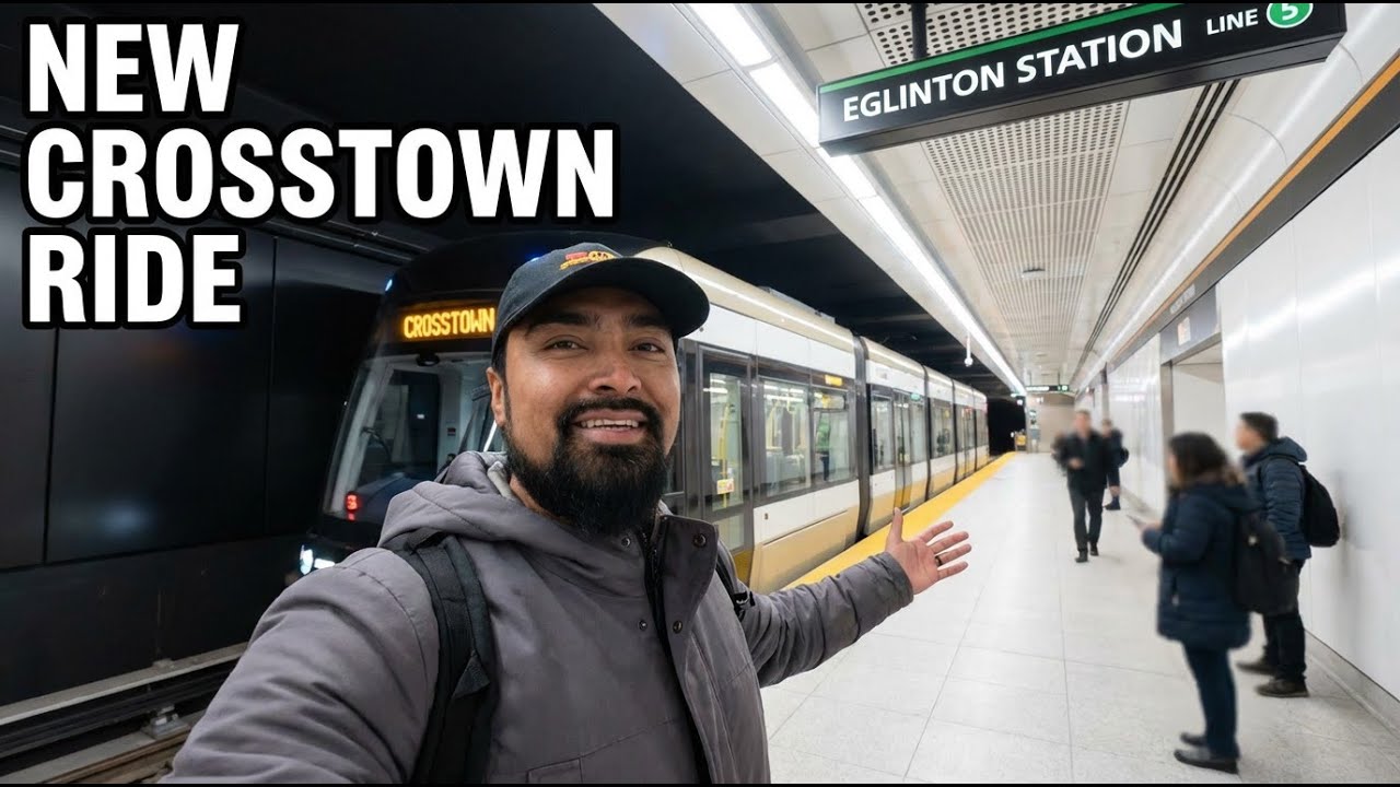 Riding Toronto’s New Crosstown Transit Line (Eglinton) - First Impressions