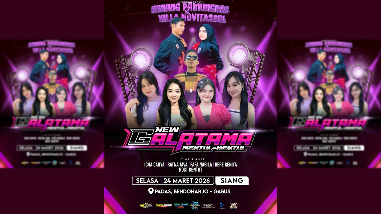 LIVE GALATAMA IN PADAS - BENDOHARJO - GABUS || WEDDING NANANG & VILLA || AR AUDIO