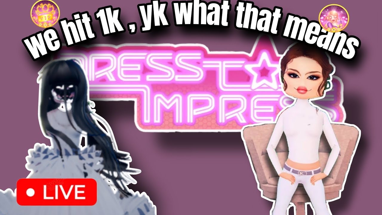 🔴 dress to impress live , road to 2k subs lets play😍