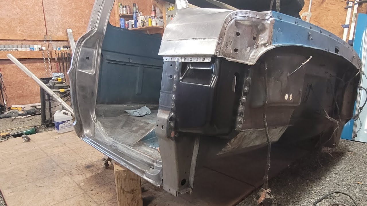 Inner & outer cab corner replacement driver side 1969 Ford F100. This one didn't go as planned. 
