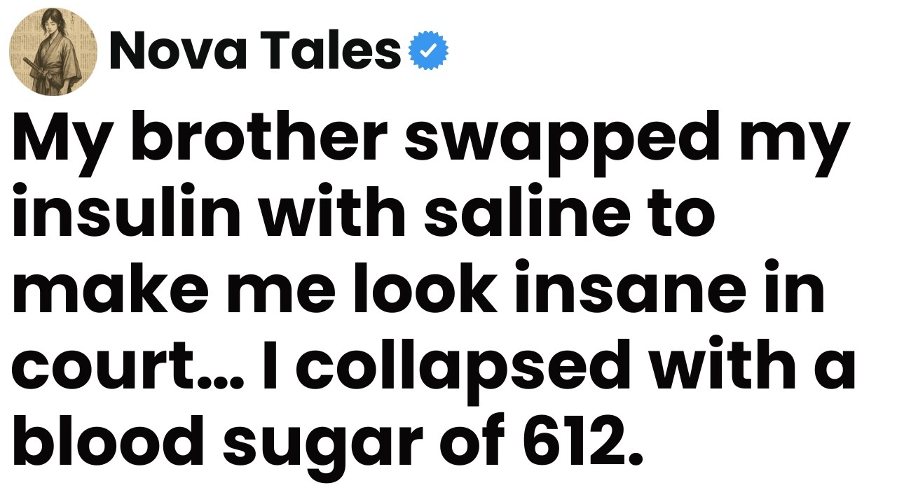 My brother replaced my insulin to make me look "unstable" during estate battle, I almost died.