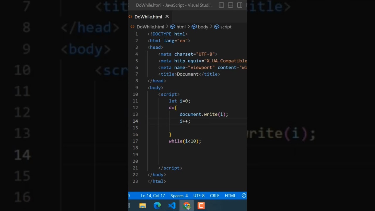 do while loop in javascript #coding #javascript #html #string #code #css #design  #cs #developer