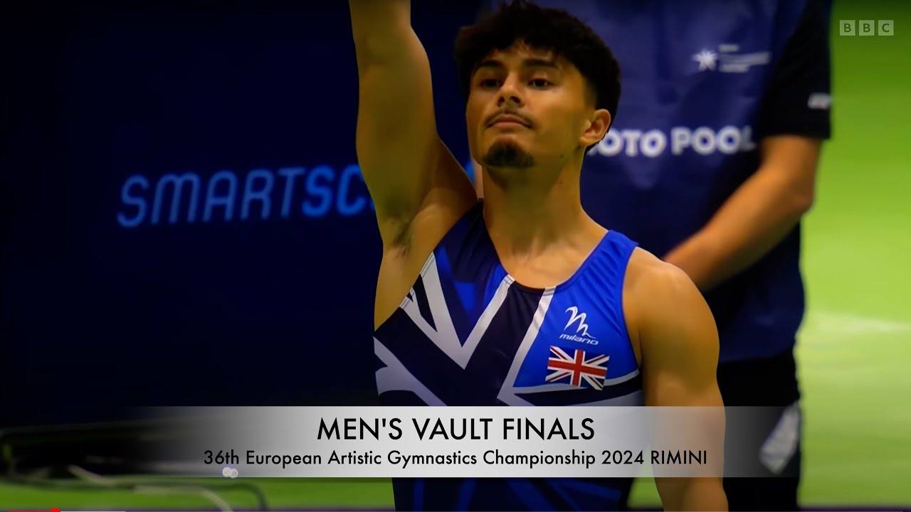Jake Jarman on PARIS  OLYMPICS 2024 VAULT FINALS : European Artistic Gymnastic Championships 2024