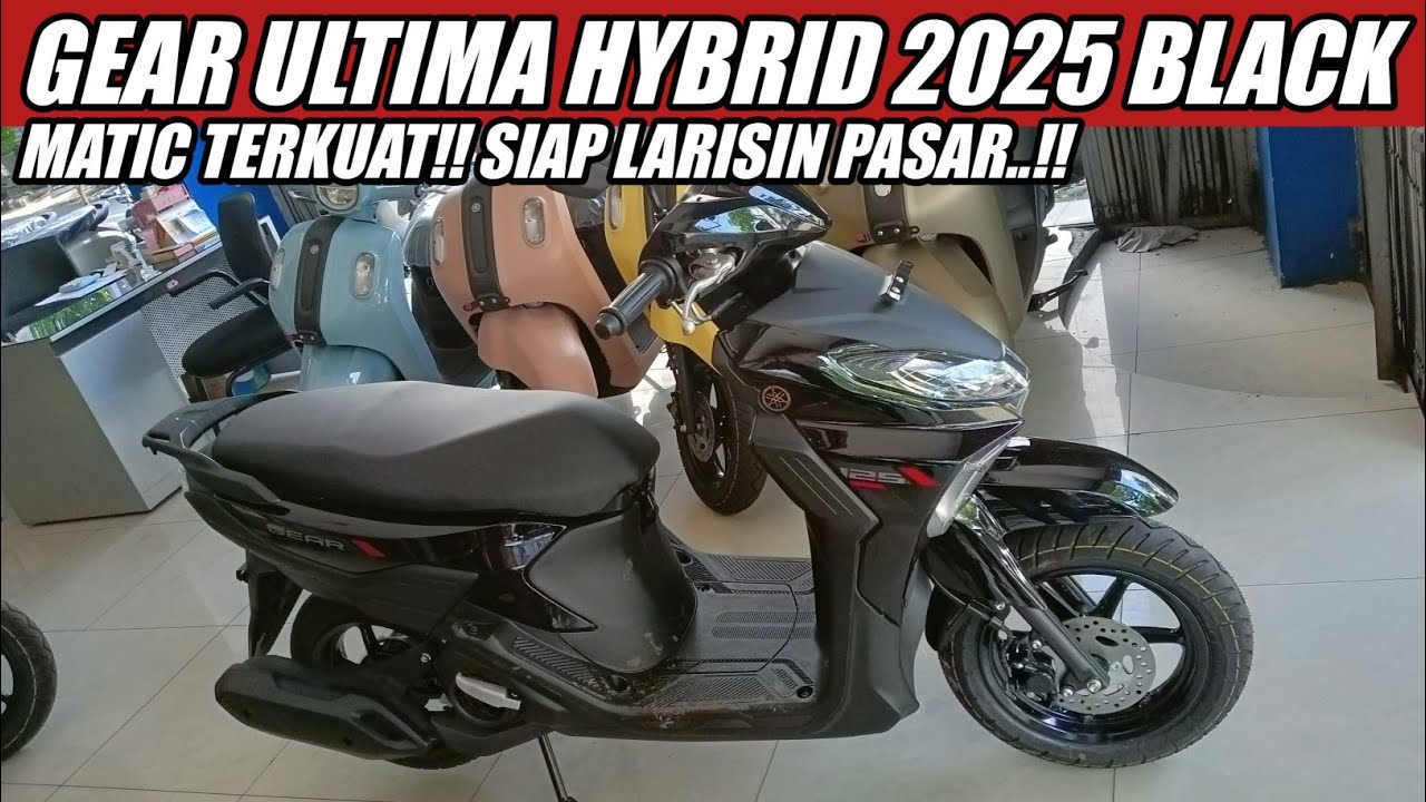 YAMAHA GEAR ULTIMA 2025 BLACK! MATIC TERKUAT TAMPILAN MEWAH HARGA MURAH