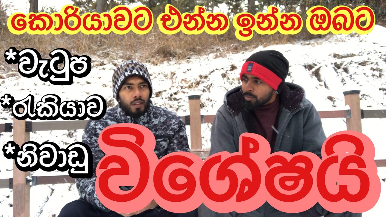 කොරියන් විභාගය ලියන්න කලින් බලල දැනුවත් වෙමු. @koreanjob
