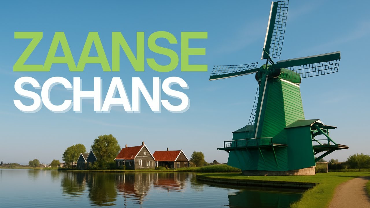 Zaanse Schans Walking Tour | Dutch Windmills & Village Ambience | 4K No Commentary