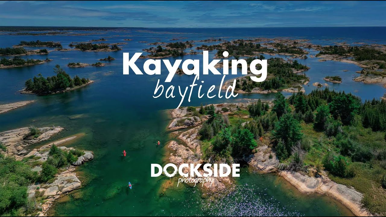 Kayaking Day Trip in Bayfield Inlet & Naiscoot South Channel | Aerial Drone Views