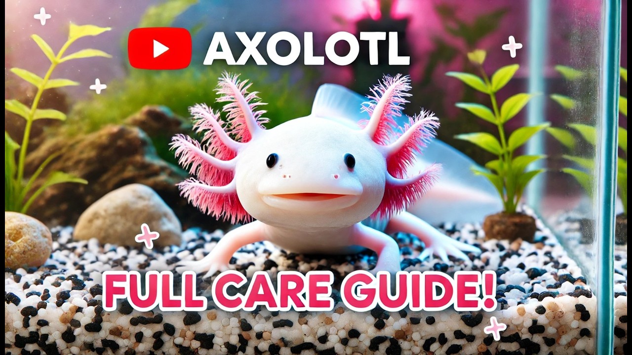 🐟 Full care guide on how to keep Axolotls as a pet 🐟