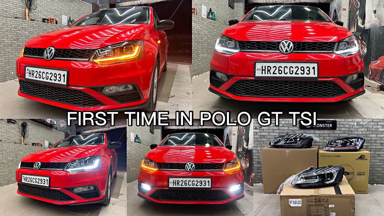 INSTALLING 2022 LATEST AFTERMARKET LIGHTS IN MY POLO | 2022 GEN-6POLO GT TSI IN INDIA | MODIFIED