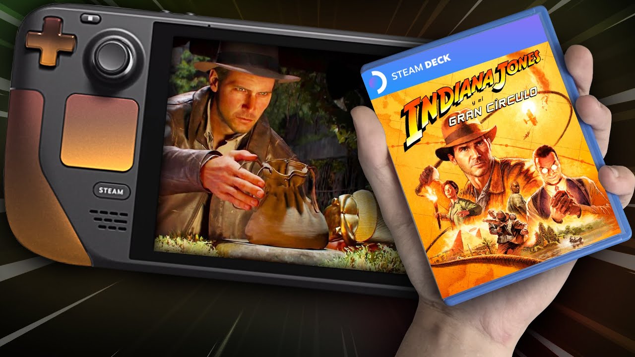 STEAM DECK ft. Indiana Jones y el Gran Círculo