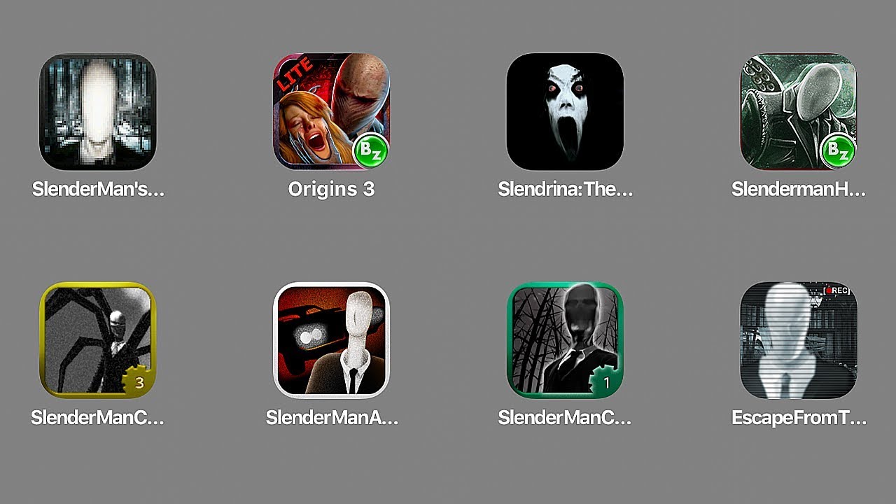 SlenderMan Arrival Slendrina The Cellar Slenderman Origins 3 Slender Man's Chapter 1 2 3