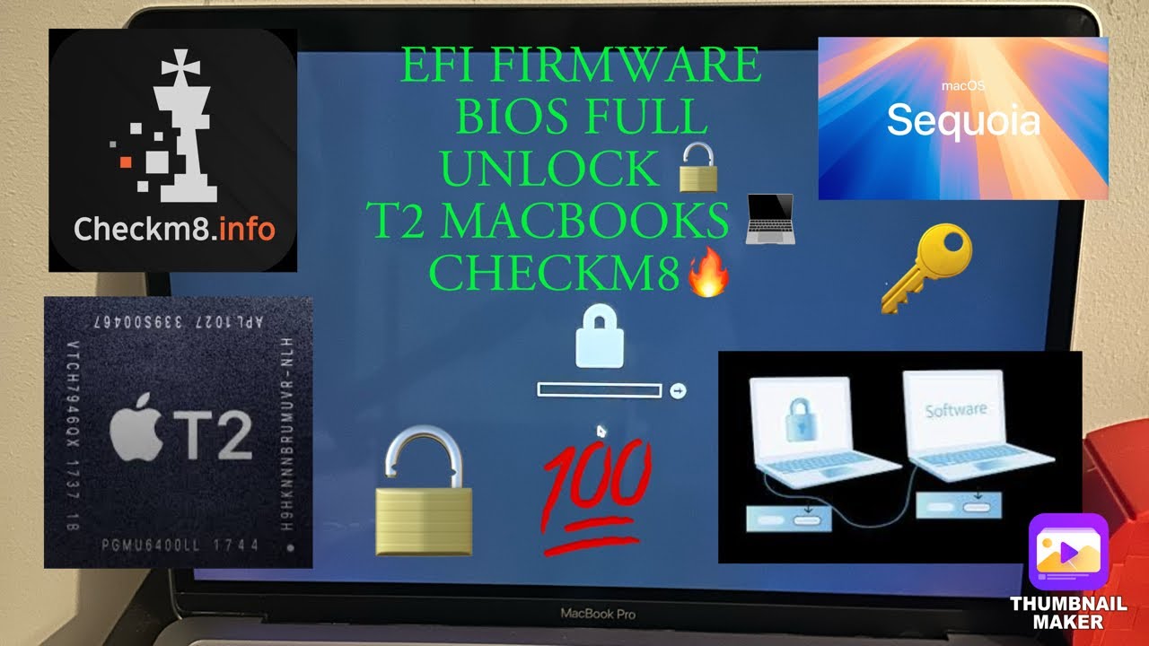 FIRMWARE REMOVAL T2 MACBOOKS 💻 IMAC 🖥️ MAC MINI WORKS 💯💥CHECKM8💥