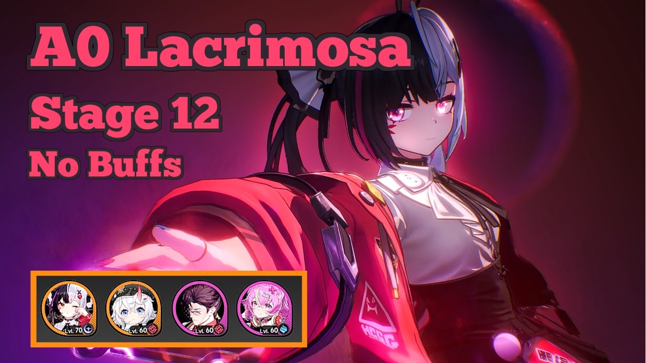 Lacrimosa Budget Team Showcase | NTE Beyond the Rails 1.1 Uncharted Circle 12 (no buffs, 70 lvl)