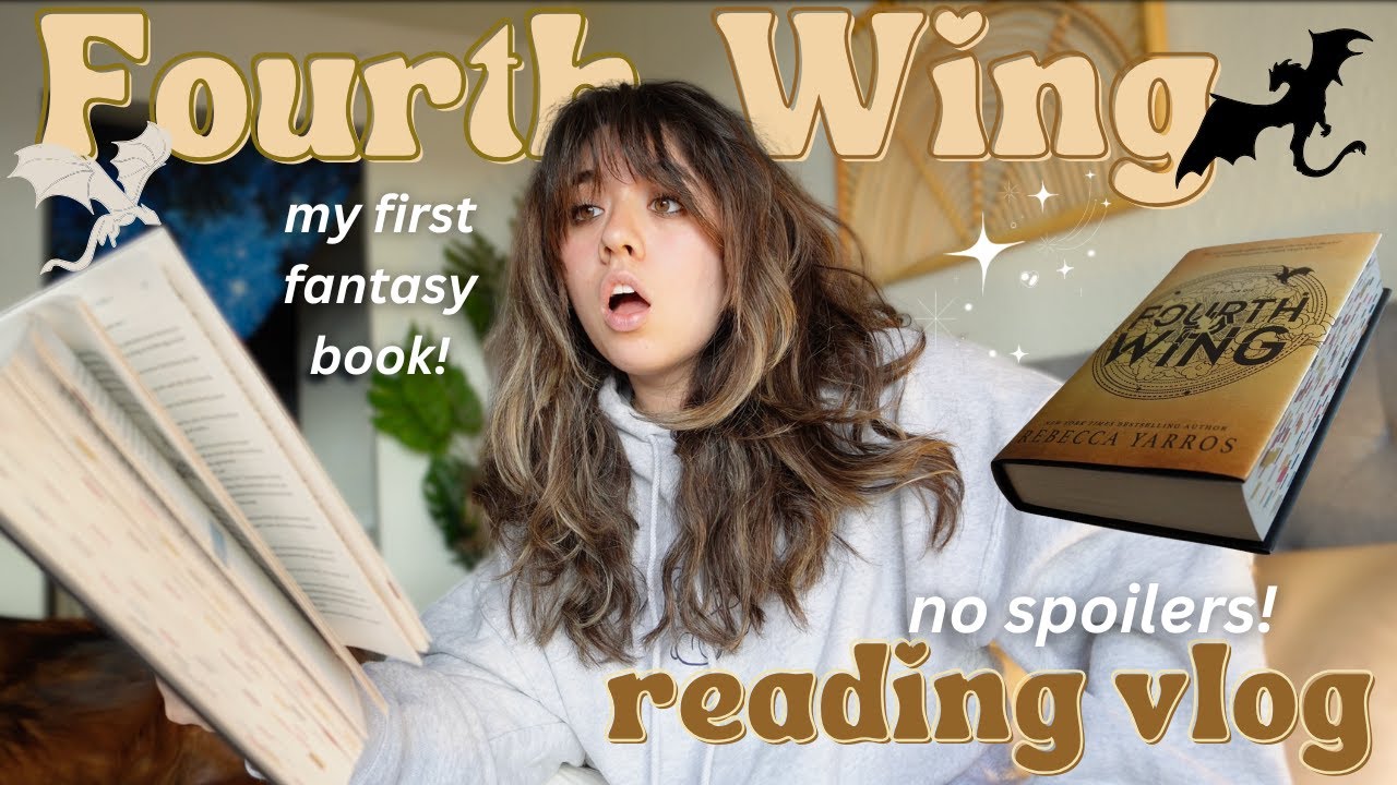 Читаю свою первую фэнтезийную книгу («Четвёртое крыло»)! 🐉🌩️*без спойлеров*
