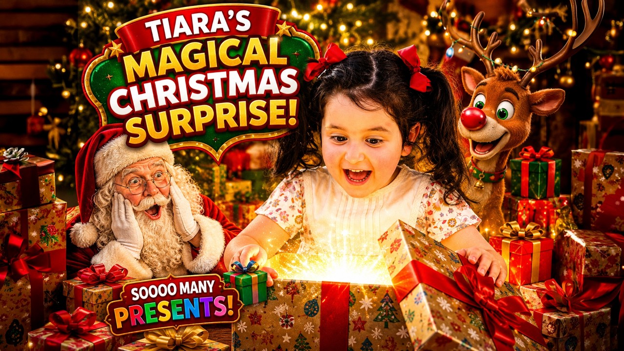 HUGE CHRISTMAS SURPRISE THE FAMILY OPENS GIFTS