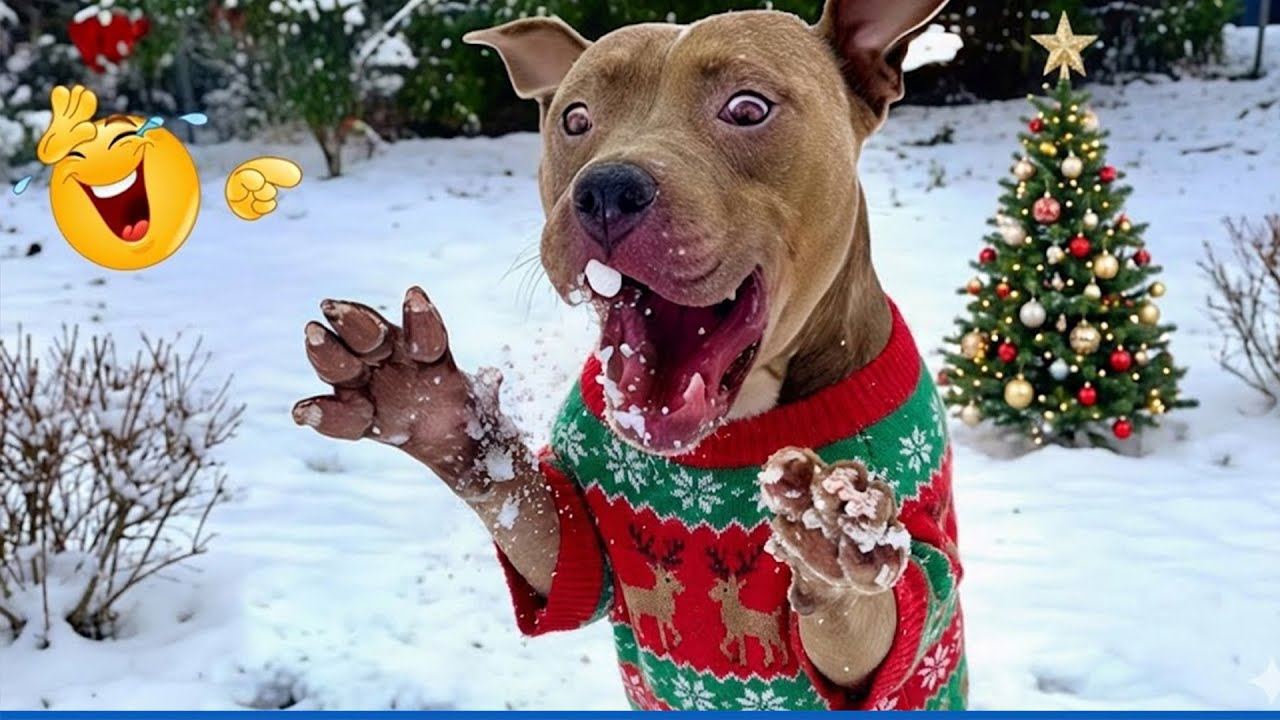 Try Not To Laugh 😂 Funniest Christmas Cats & Dogs Compilation  🎄🐶🐱
